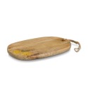 planche a decouper ovale bois de manguier zeller lemon