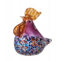 Figurine en verre souffle poule Bloomingville Livie
