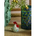 objet sculpture decorative en verre poule bloomingville livie