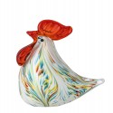 objet sculpture decorative en verre poule bloomingville livie