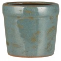 petit cache pot ceramique vieillie bleu ib laursen marina