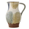 vase decoratif terre cuite peint style pichet bloomingville hayes