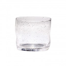 Verre à eau bulle design organique Hubsch