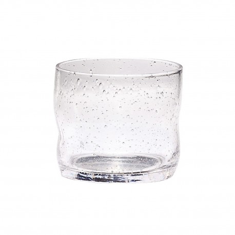 Verre à eau bulle design organique Hubsch
