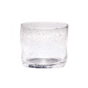Verre à eau bulle design organique Hubsch