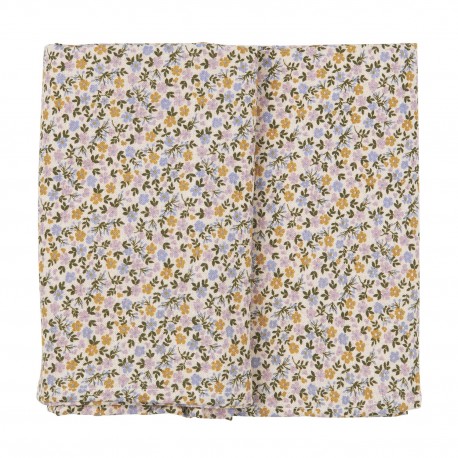 nappe carree 150 x 150 cm coton petites fleurs multocolores ib laursen