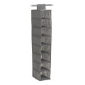 etagere de rangement en tissu a suspendre 8 casiers zeller 14614