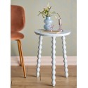 table d appoint ronde bois bleu clair bloomingville salino