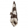 plaid coton recycle brun beige bloomingville bilston
