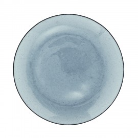 assiette verre bulle bleu madam stoltz