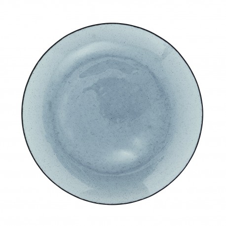 assiette verre bulle bleu madam stoltz
