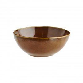 petit bol artisanal gres marron madam stoltz