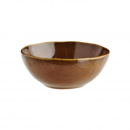 petit bol artisanal gres marron madam stoltz