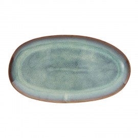 plat ovale gres vert artisanal madam stoltz