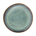 assiette plate artisanale gres vert madam stoltz