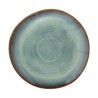 assiette plate artisanale gres vert madam stoltz