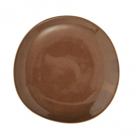 petite assiette gres marron artisanal madam stoltz