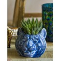 cache pot gres bleu tete de bete animal bloomingville abner