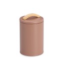 boite de conservation metal couleur mocha mousse bois hevea zeller