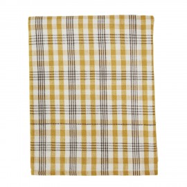 nappe coton carreaux jaune madam stoltz