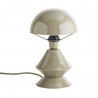 petite lampe de table graphique metal emaille gris madam stoltz
