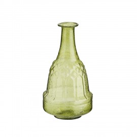 vase soliflore verre recycle vert retro madam stoltz