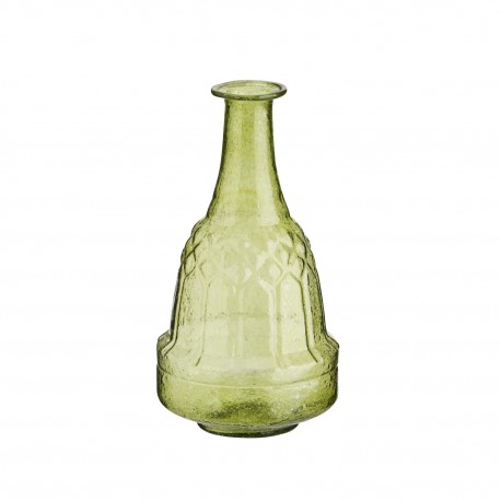 vase soliflore verre recycle vert retro madam stoltz