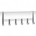 Porte-manteau de porte 6 crochets métal zeller 13897