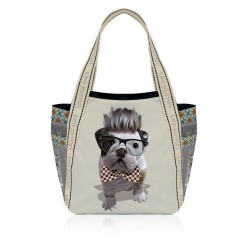 Große Teo Jasmine Hipster Creme Tote