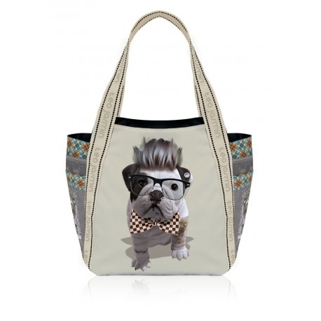 Grand cabas teo jasmin hipster crème