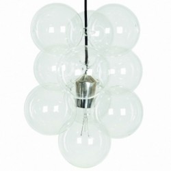 Lampe suspension diy house doctor 12 boules en verre