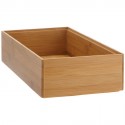 boite rectangulaire en bois de bambou 30 x 15 x 7 cm zeller 13333