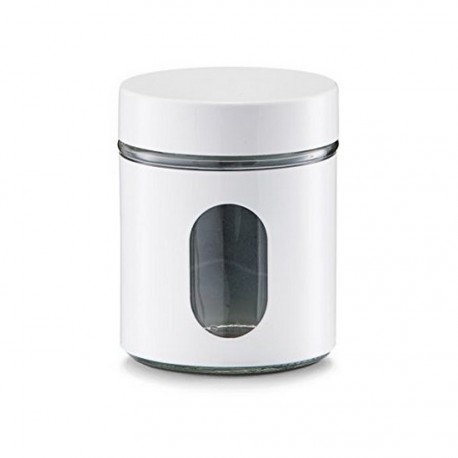 bocal de cuisine blanc design zeller 19790