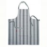 Remember SC03 Stripes Kitchen Cotton Apron, grey
