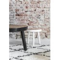 table basse tronc d arbre mango brut noir hk living HAP6205